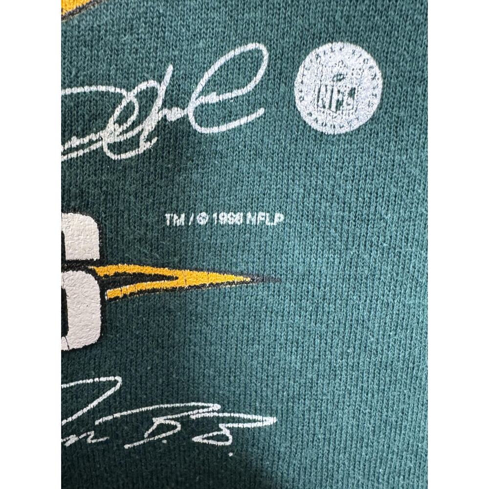 Vtg Green Bay Packers Sweatshirt Mens 2XL Green Crewneck NFL Football Delta 90s - Picture 6 of 12